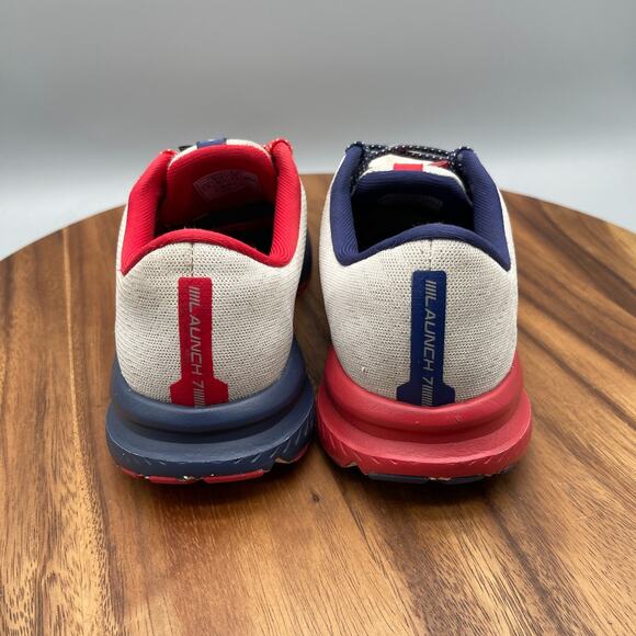 Brooks Launch 7 Shoes Womens 7.5 B Red White Blue USA Stars & Stripes Running - Picture 4 of 8